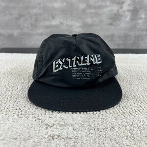 VINTAGE EXTREME STRAP BACK TRUCKER HAT OSFA WHEN RISK BECOMES LIFESTYLE